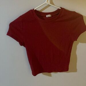 red garage top size xs